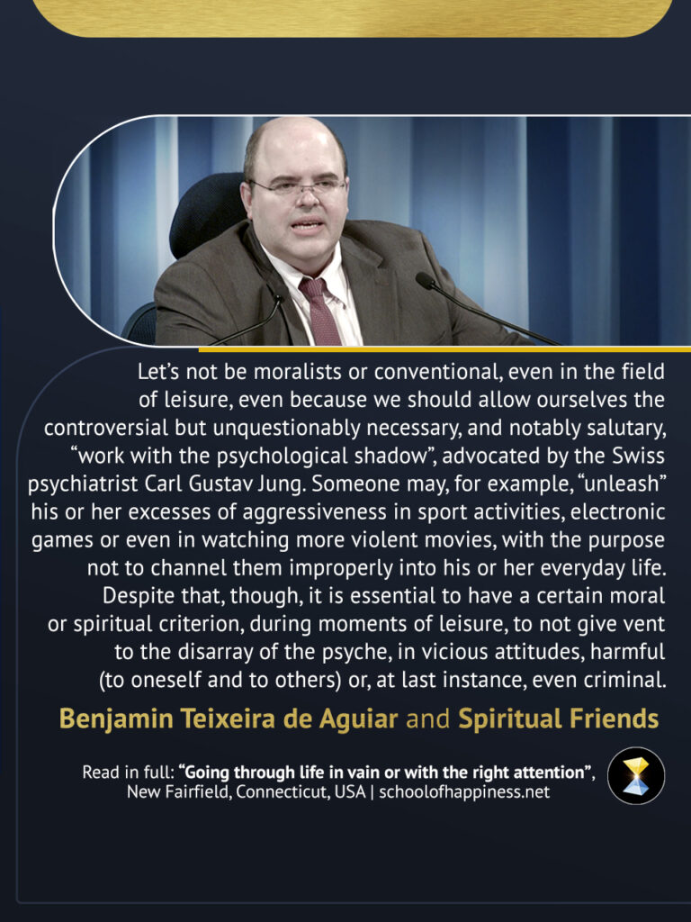 Going through life in vain or with the right attention