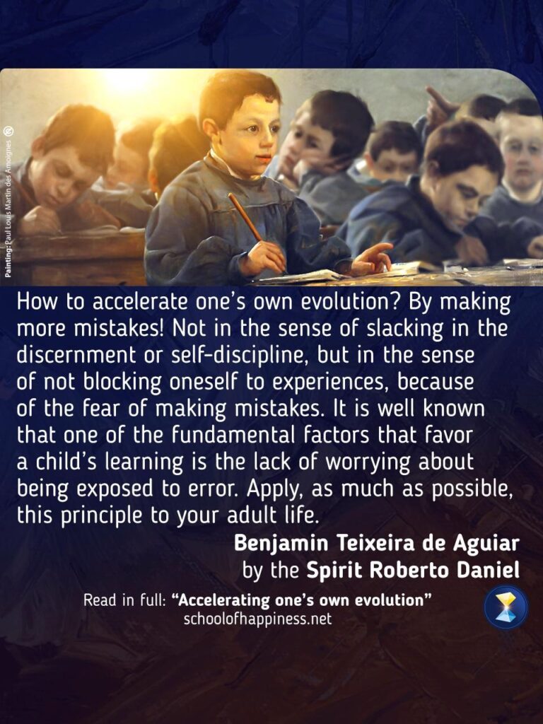 Accelerating one’s own evolution