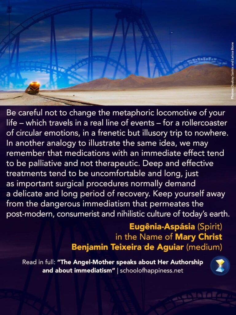 The Angel-Mother speaks about Her Authorship and about immediatism