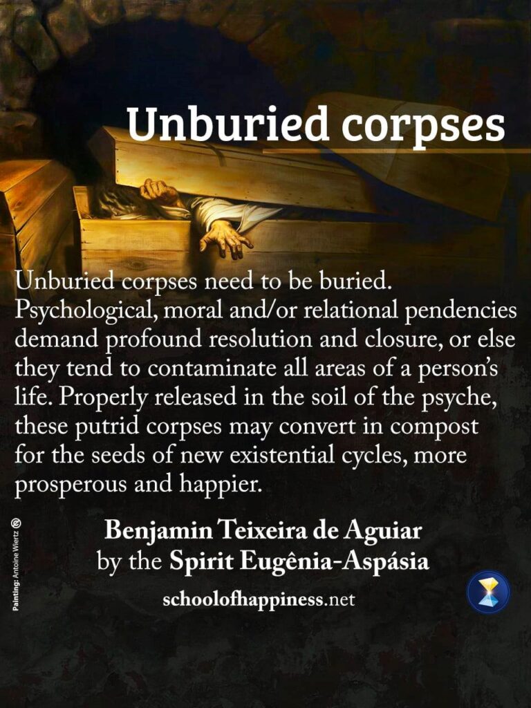 Unburied corpses