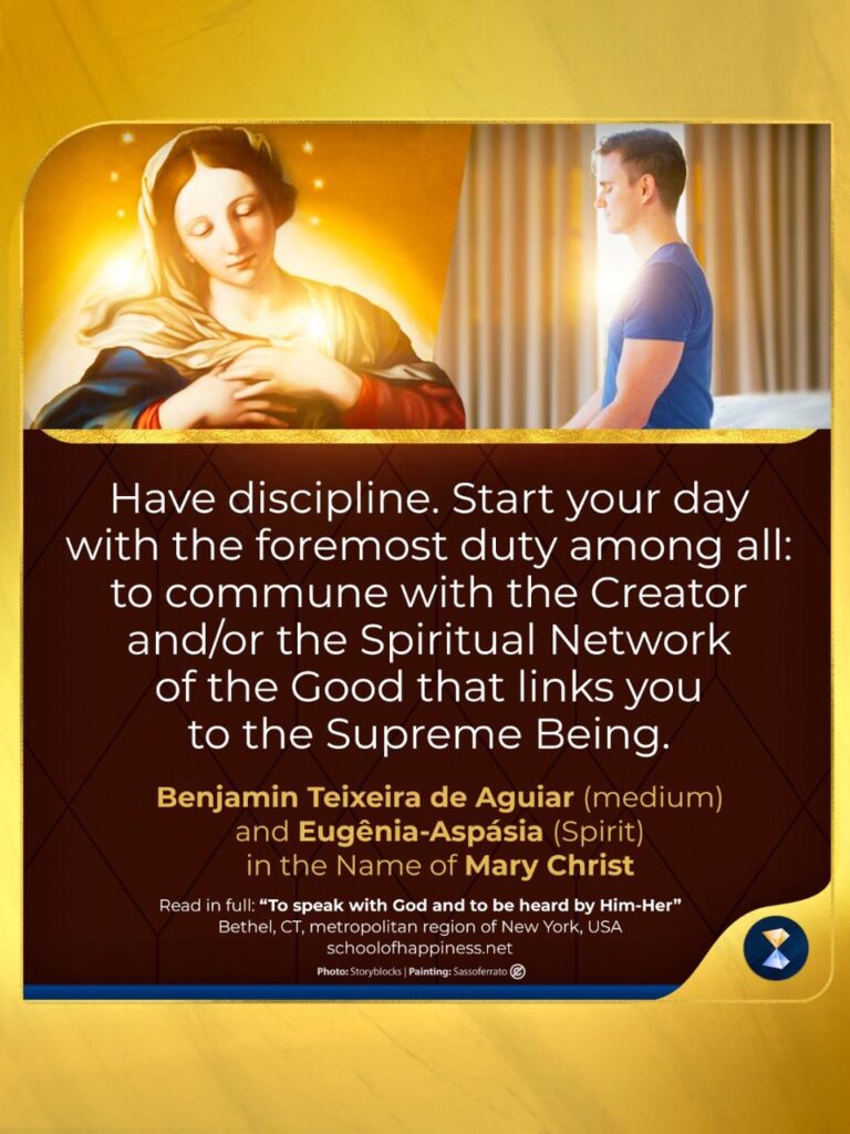 To speak with God and to be heard by Him-Her