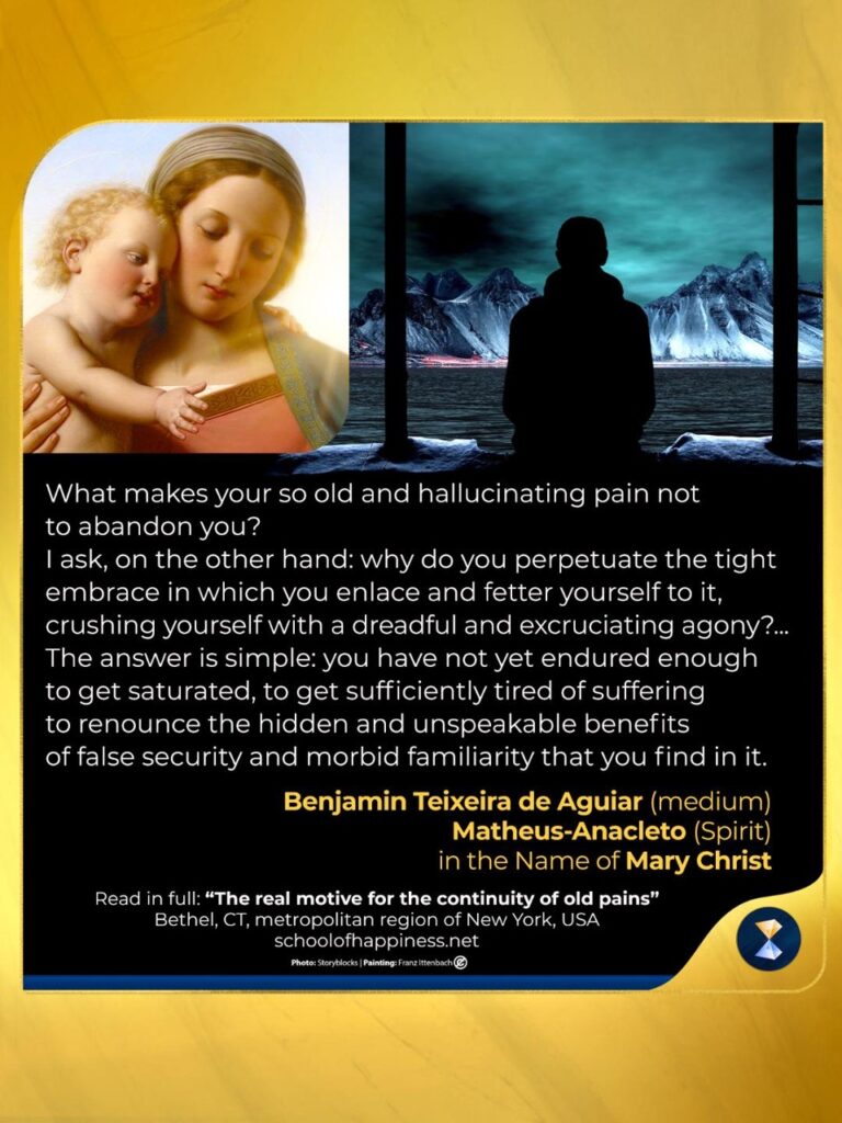 The real motive for the continuity of old pains