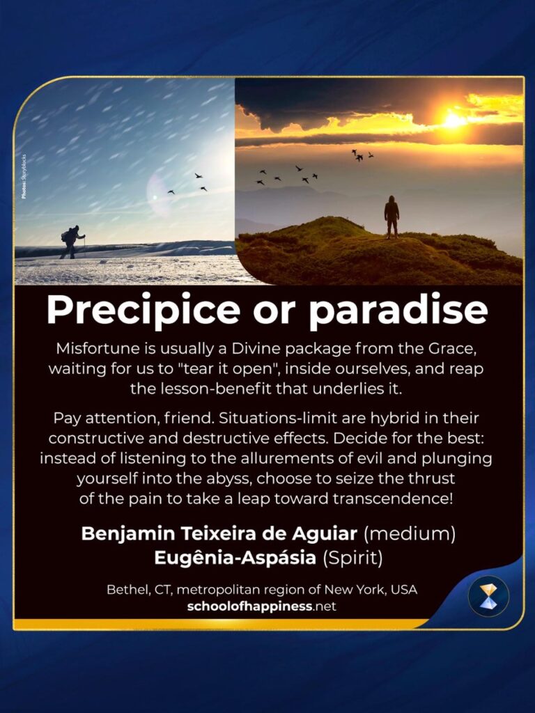 Precipice or paradise