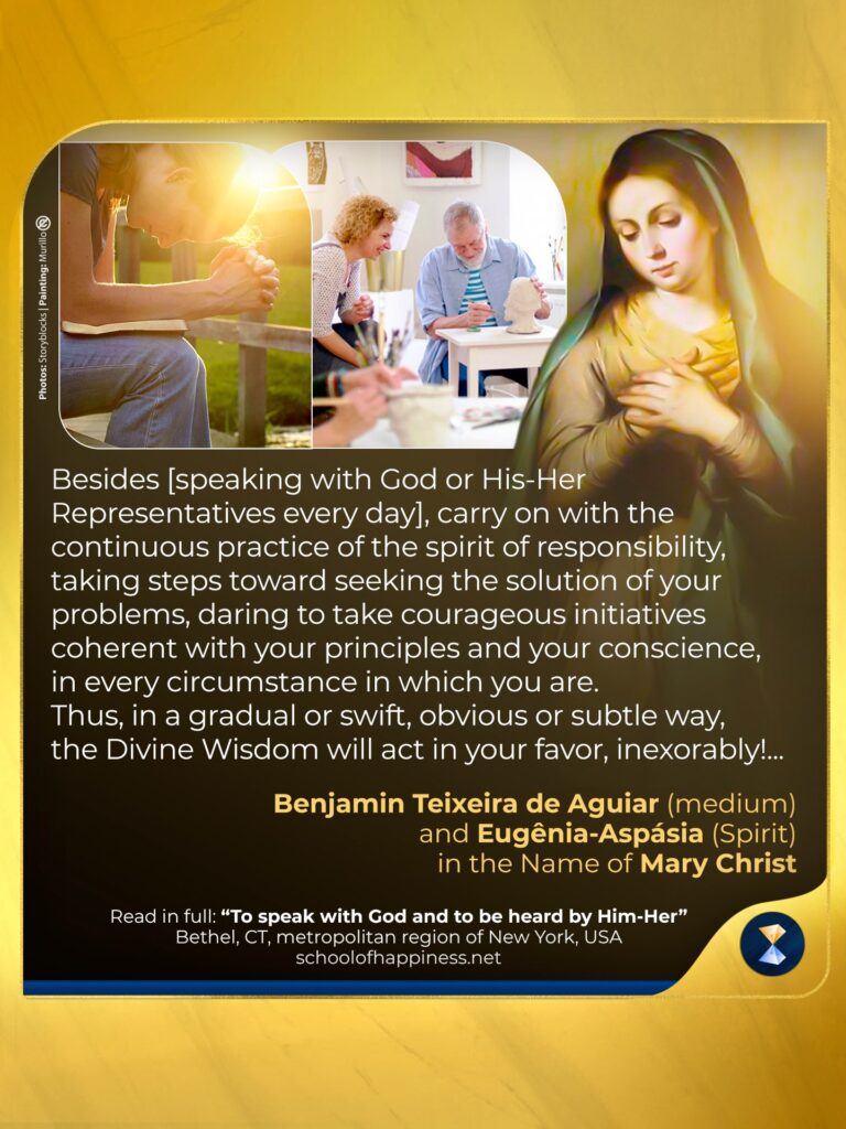 To speak with God...