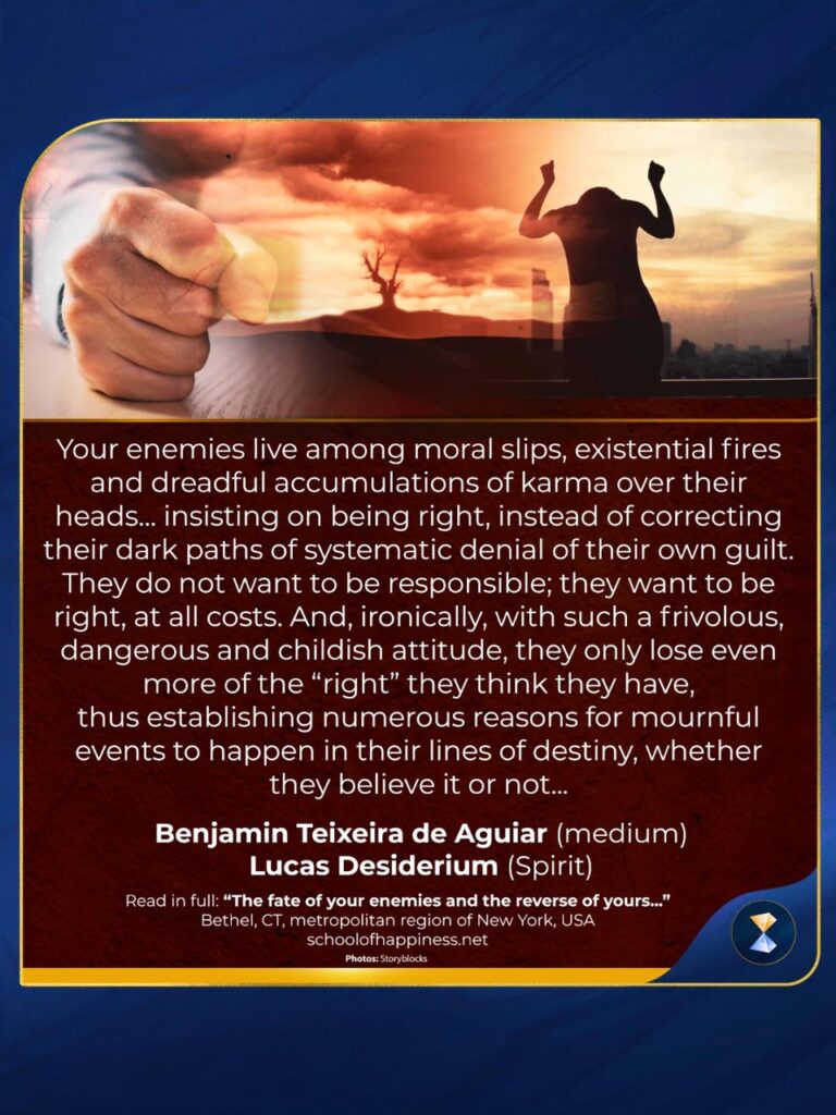 The fate of your enemies and the reverse of yours...