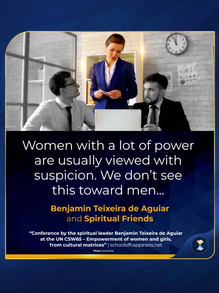 Conference by the spiritual leader Benjamin Teixeira de Aguiar at the UN CSW65 — Empowerment of women and girls, from cultural matrices