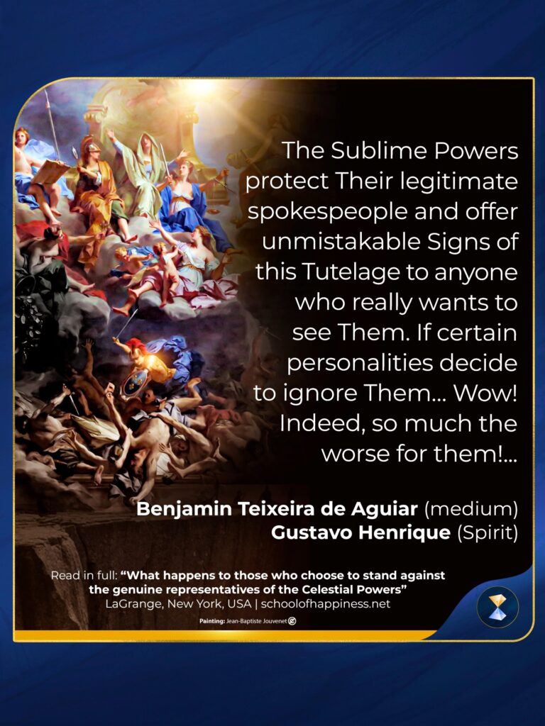 What happens to those who choose to stand against the genuine representatives of the Celestial Powers _3