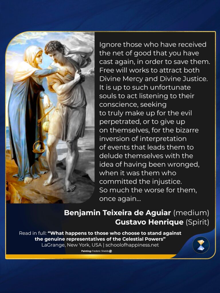 What happens to those who choose to stand against the genuine representatives of the Celestial Powers _4