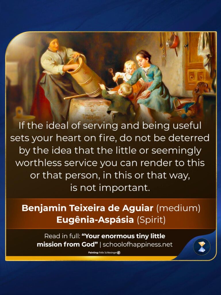 Your enormous tiny little mission from God